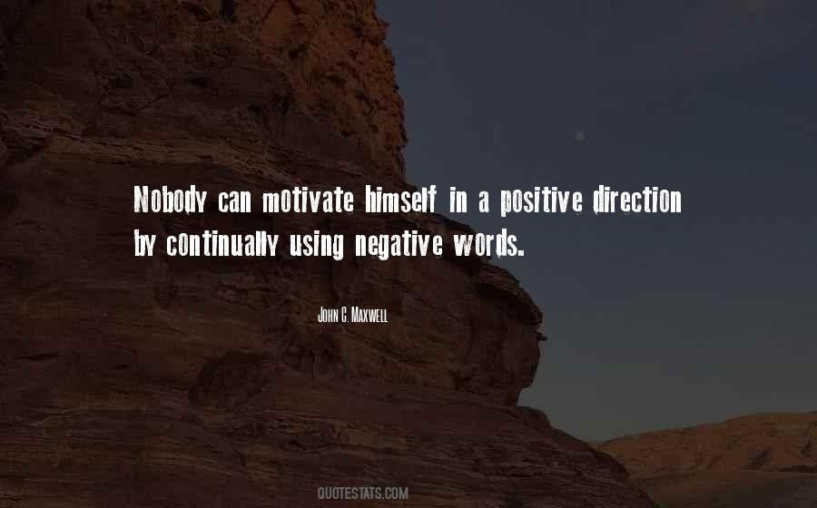 Positive Or Negative Words Quotes #1240227