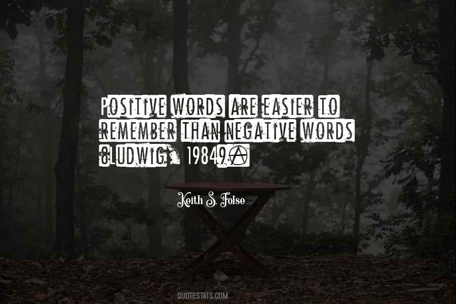 Positive Or Negative Words Quotes #1349511