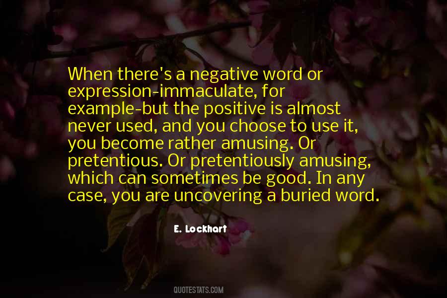 Positive Or Negative Words Quotes #1727972