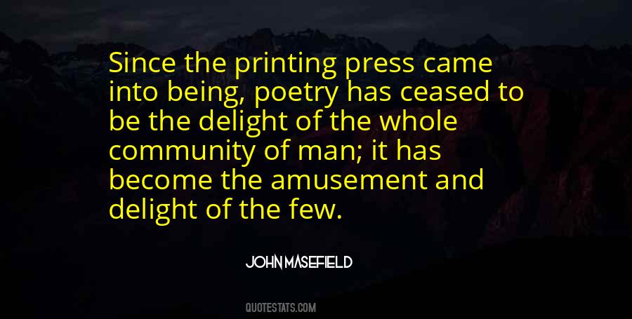 Quotes About The Printing Press #139474