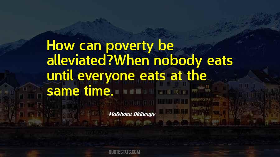 Quotes About Poverty Alleviation #1430462