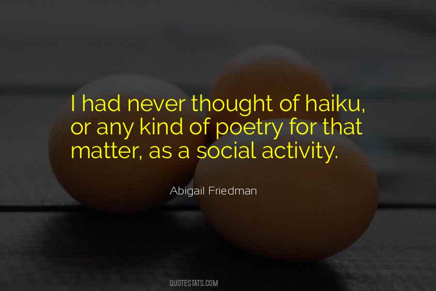 Quotes About Social Activity #155948