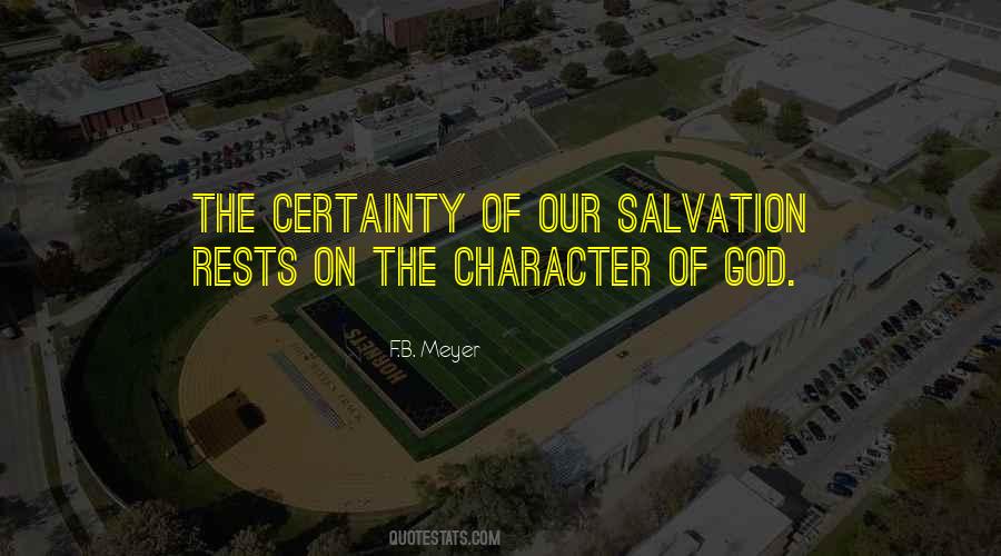 Quotes About Our Salvation #1307467