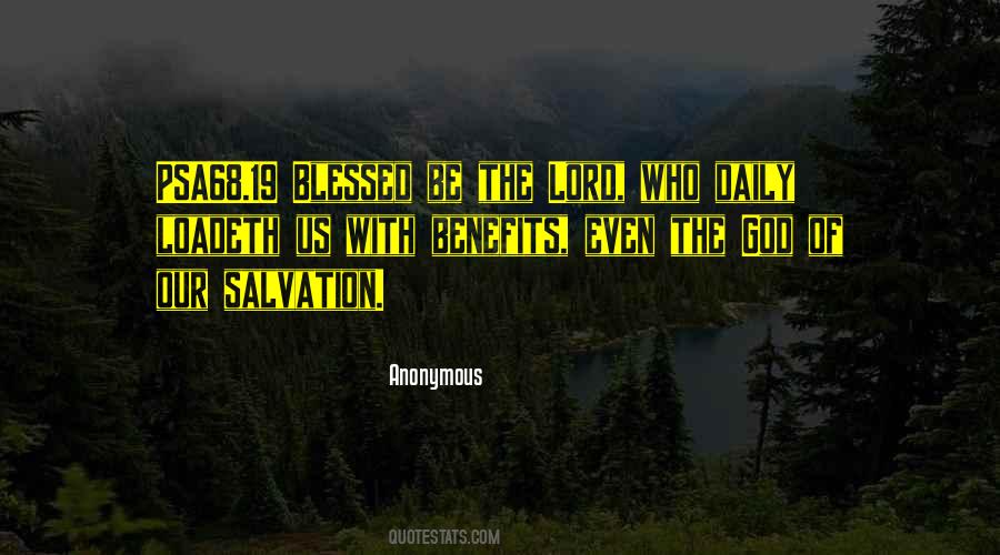 Quotes About Our Salvation #730381