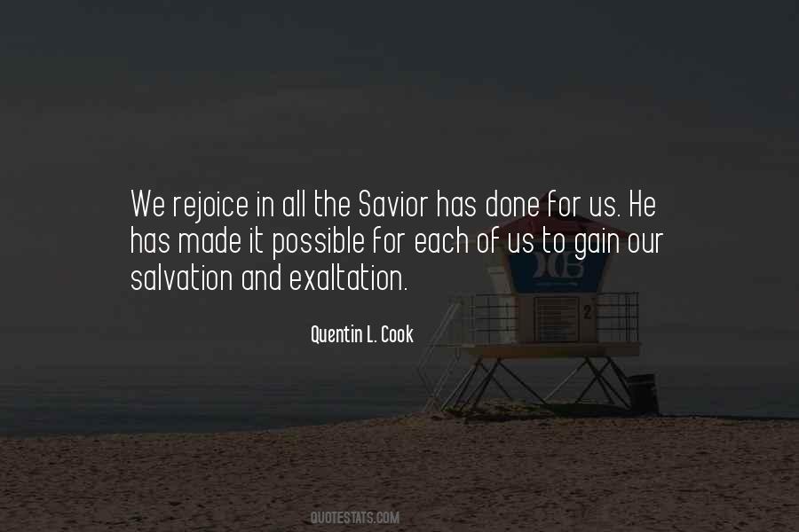 Quotes About Our Salvation #856916