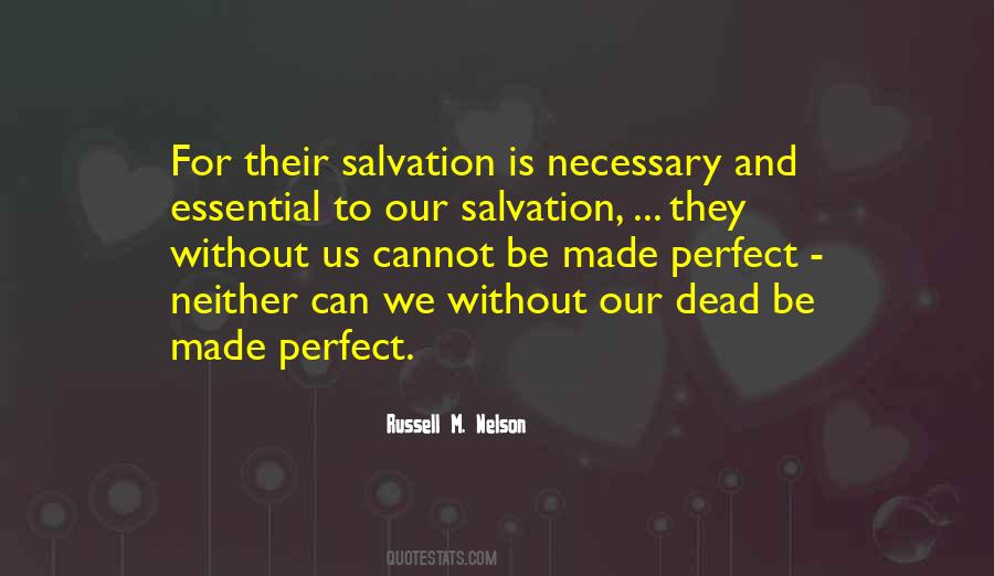 Quotes About Our Salvation #931053