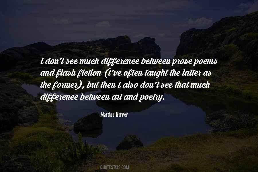 Quotes About Prose And Poetry #164274
