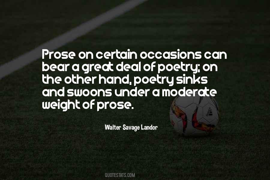 Quotes About Prose And Poetry #689512