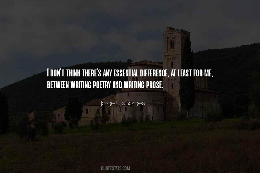 Quotes About Prose And Poetry #822372
