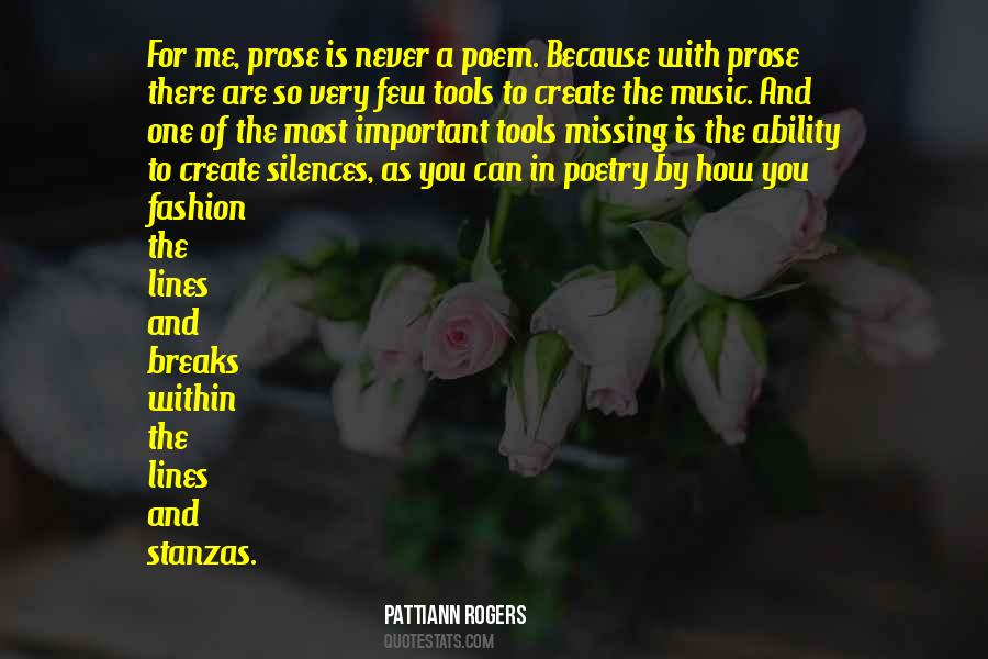 Quotes About Prose And Poetry #858703