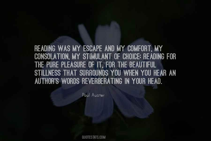 Comfort Of Books Quotes #1541202