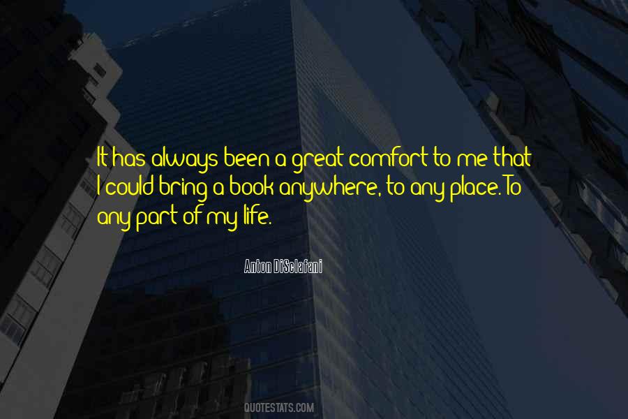 Comfort Of Books Quotes #844095