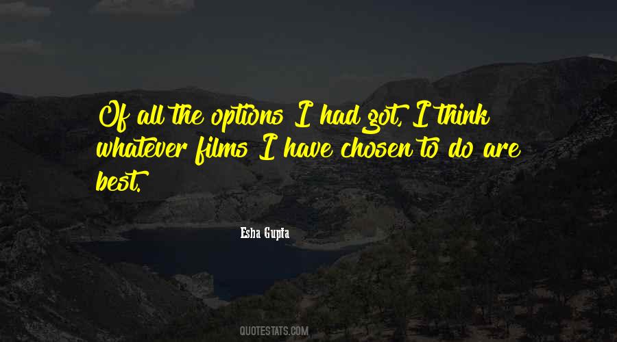 Quotes About No Options #49359