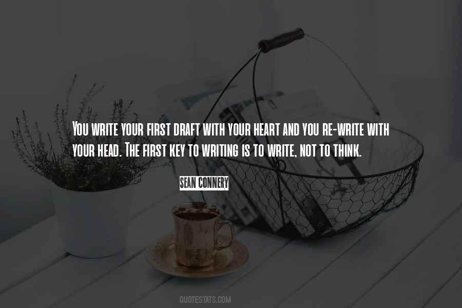 Quotes About Your Heart And Your Head #1222308