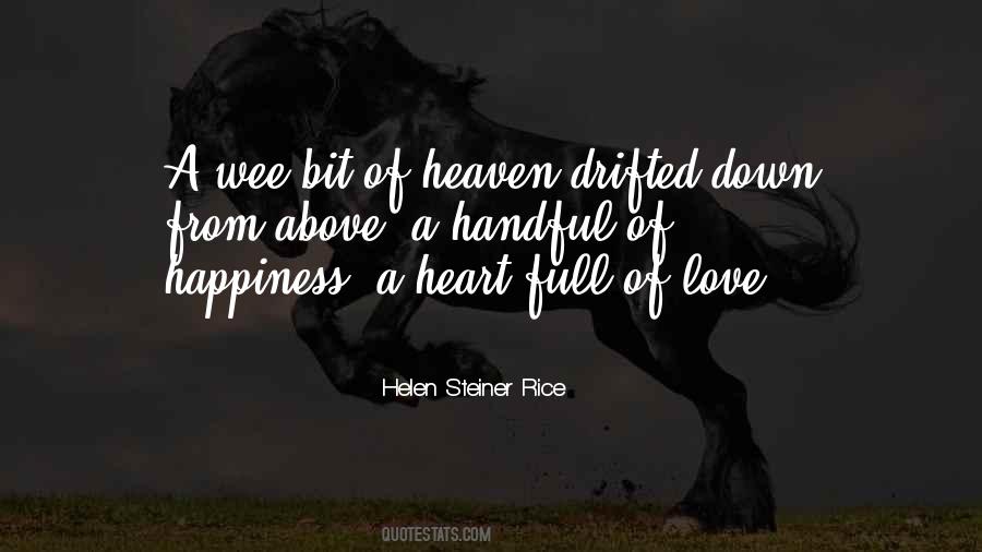 Quotes About Heart Full Of Love #1323961