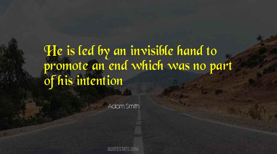 Quotes About Invisible Hand #1103317