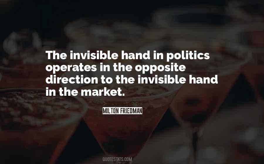 Quotes About Invisible Hand #479976