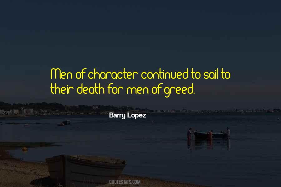 Quotes About Greed And Death #1405961