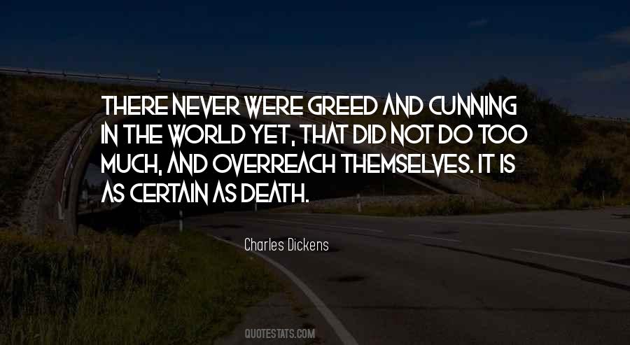 Quotes About Greed And Death #646088