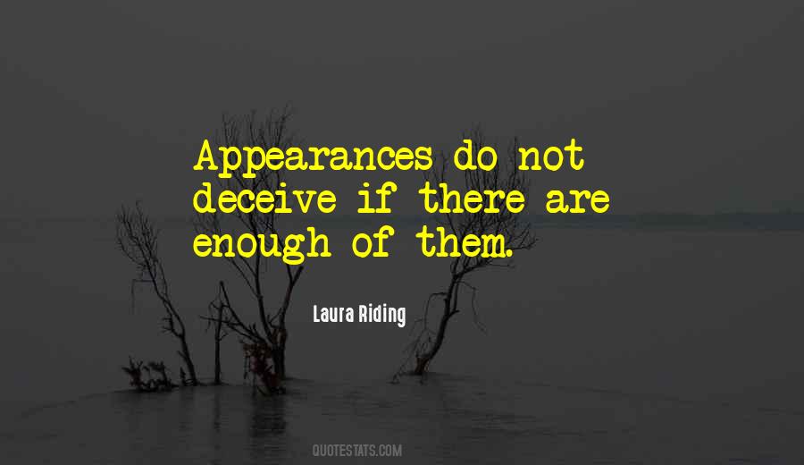 Quotes About Deceiving Appearances #1274925