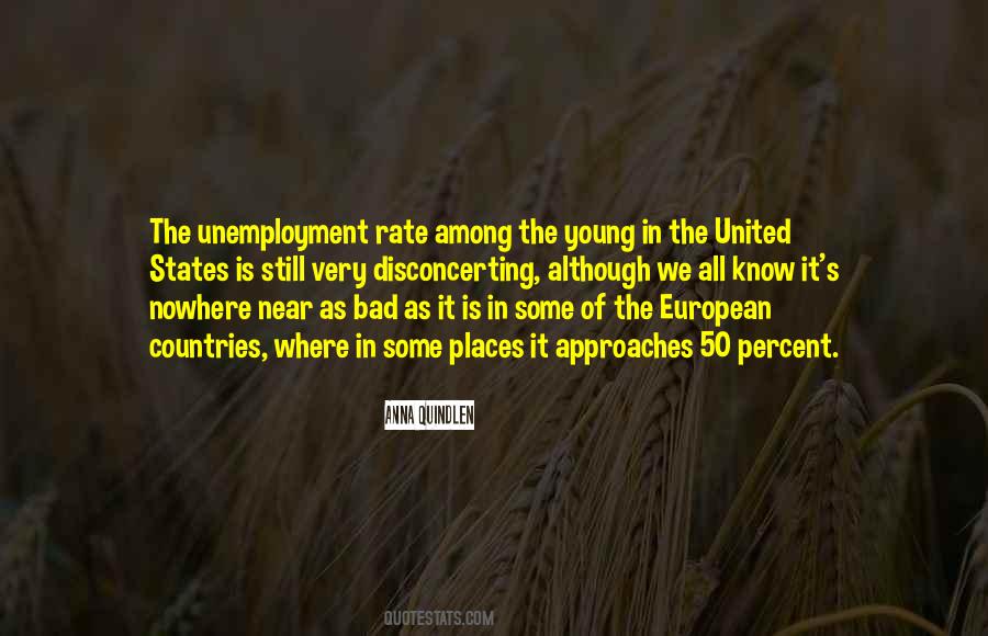 Quotes About Unemployment Rate #161830