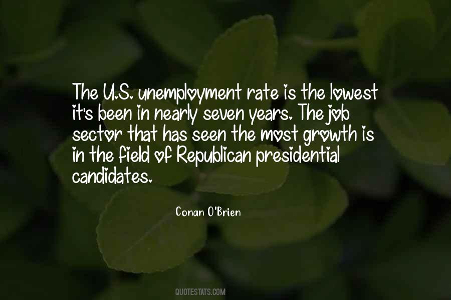 Quotes About Unemployment Rate #698763