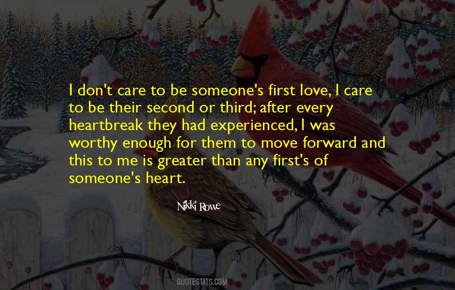 Quotes About First Love And Second Love #196143