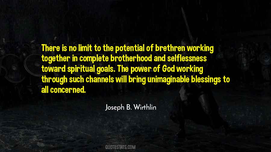 Wonder Working Power Quotes #228741