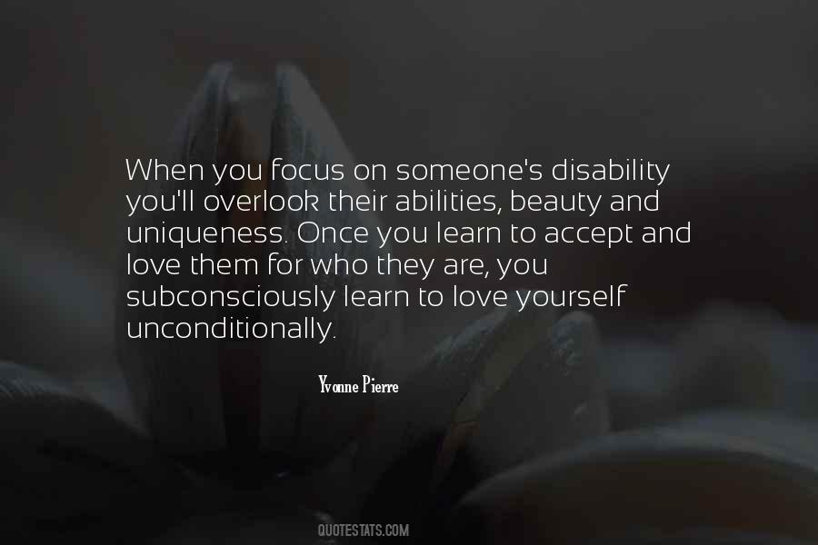Unconditional Acceptance Of Others Quotes #1091675