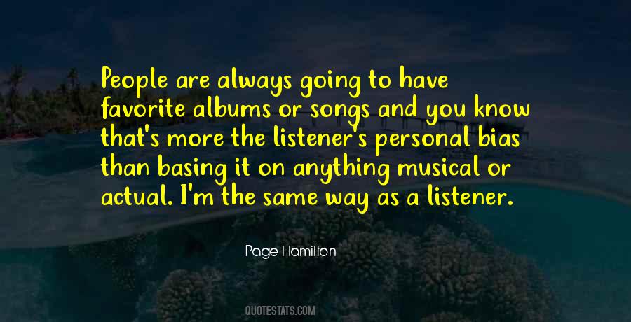 Quotes About A Favorite Song #1296150