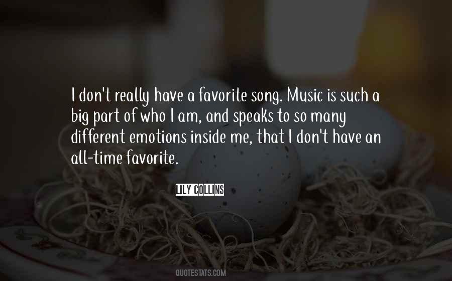 Quotes About A Favorite Song #1621997