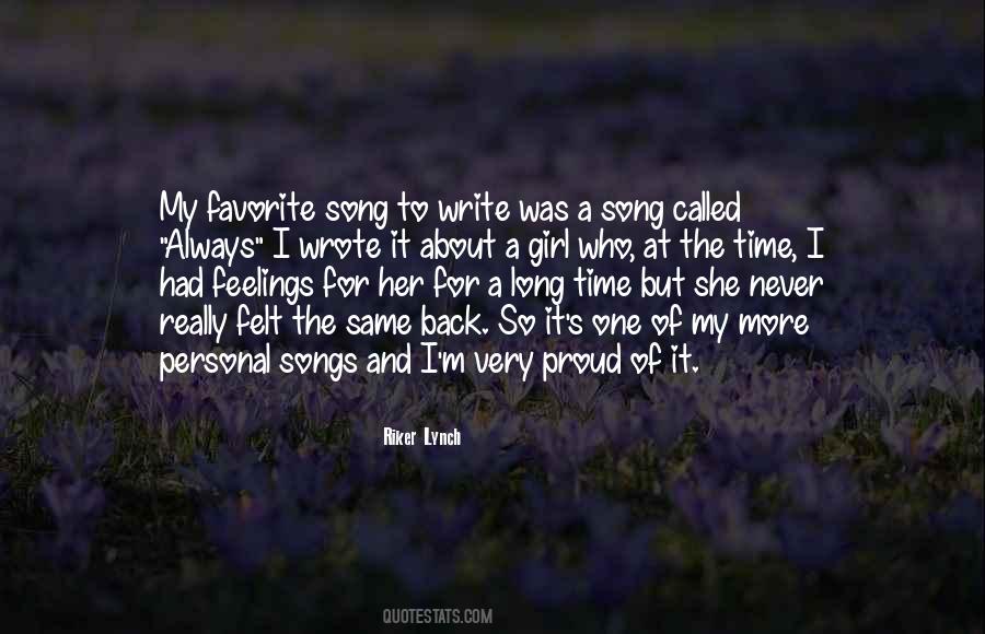 Quotes About A Favorite Song #277869