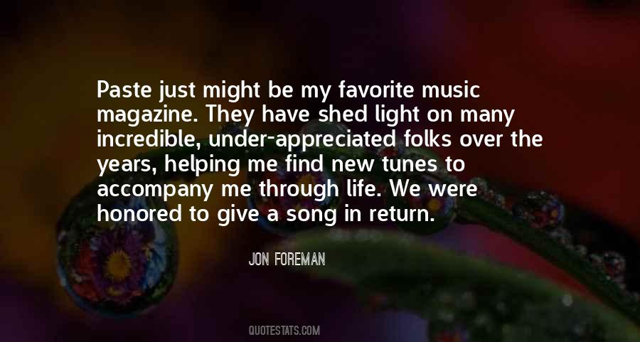 Quotes About A Favorite Song #498165