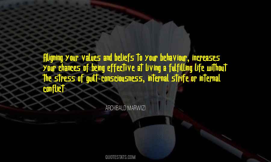 Quotes About Living Your Values #705255