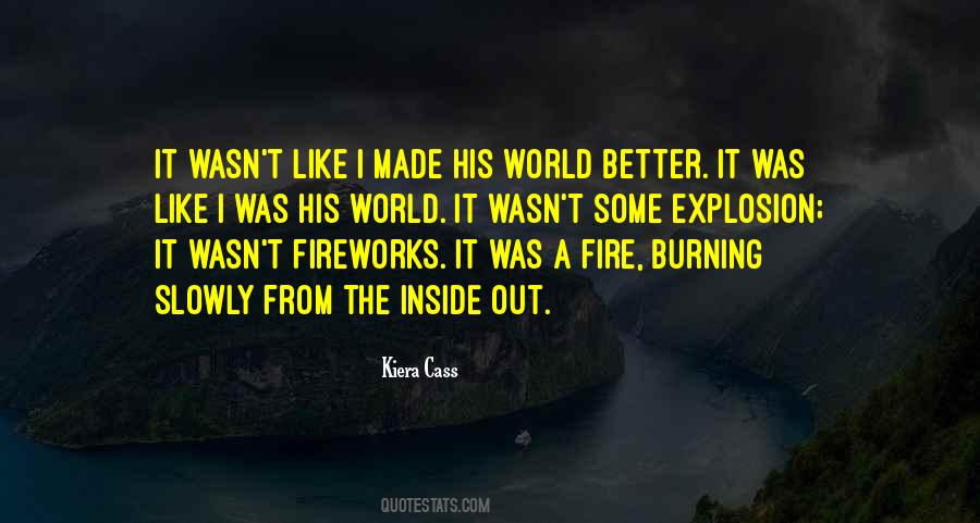 Quotes About Fire Burning #215187