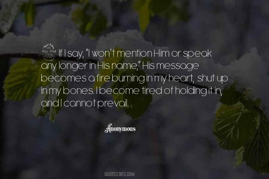 Quotes About Fire Burning #547948