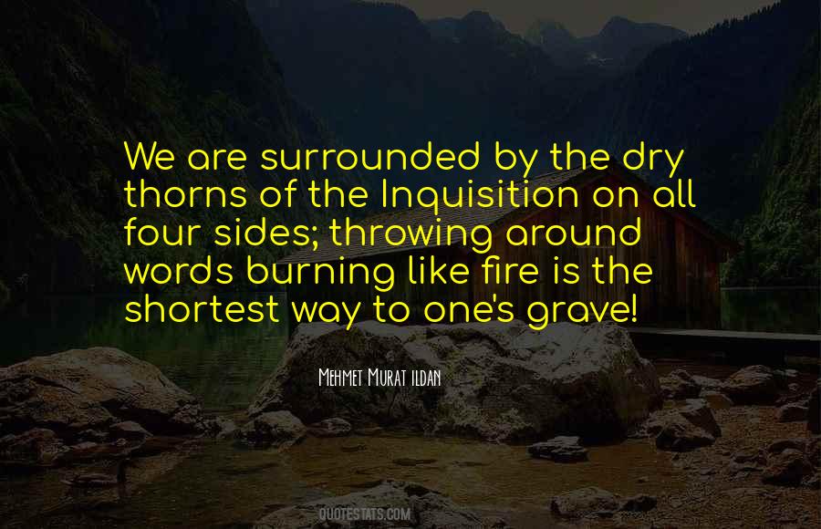 Quotes About Fire Burning #97083