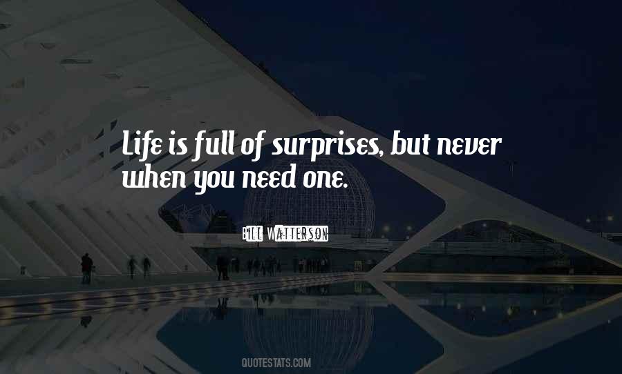 Full Of Surprises Quotes #502891