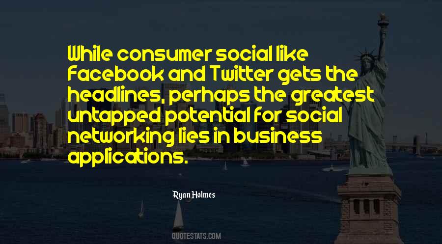 Quotes About Networking Business #1546064