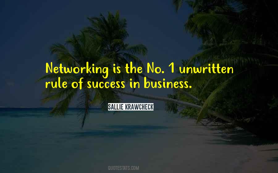Quotes About Networking Business #441570