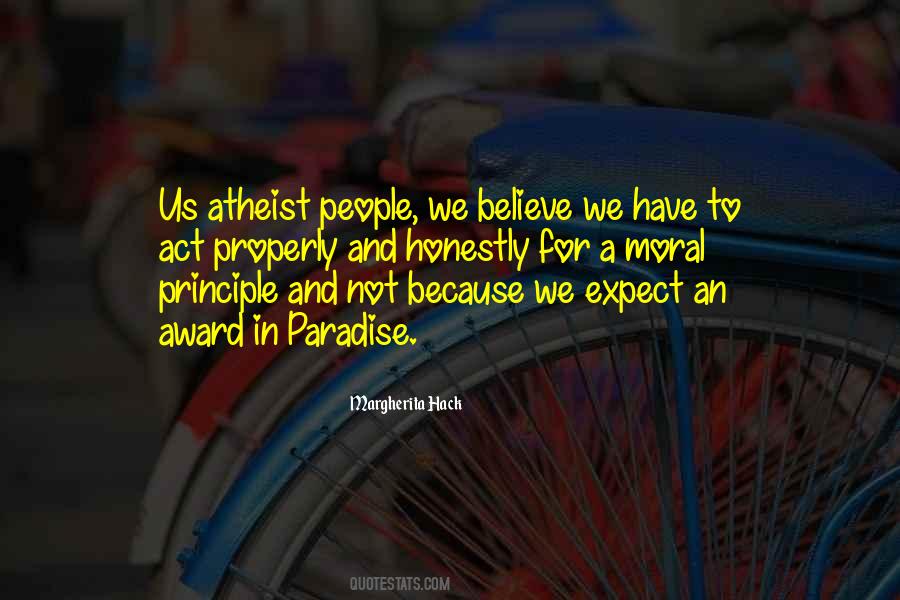 Quotes About Atheist Morality #676791