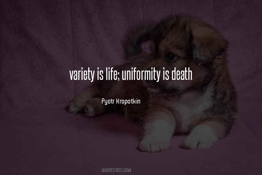 Quotes About Uniformity #96236