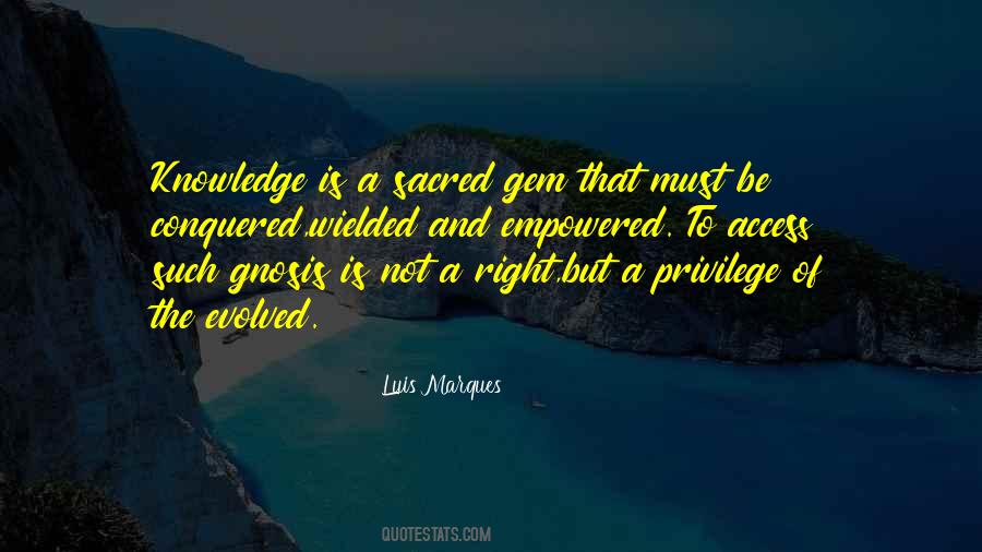 Quotes About Gnosis #1797914