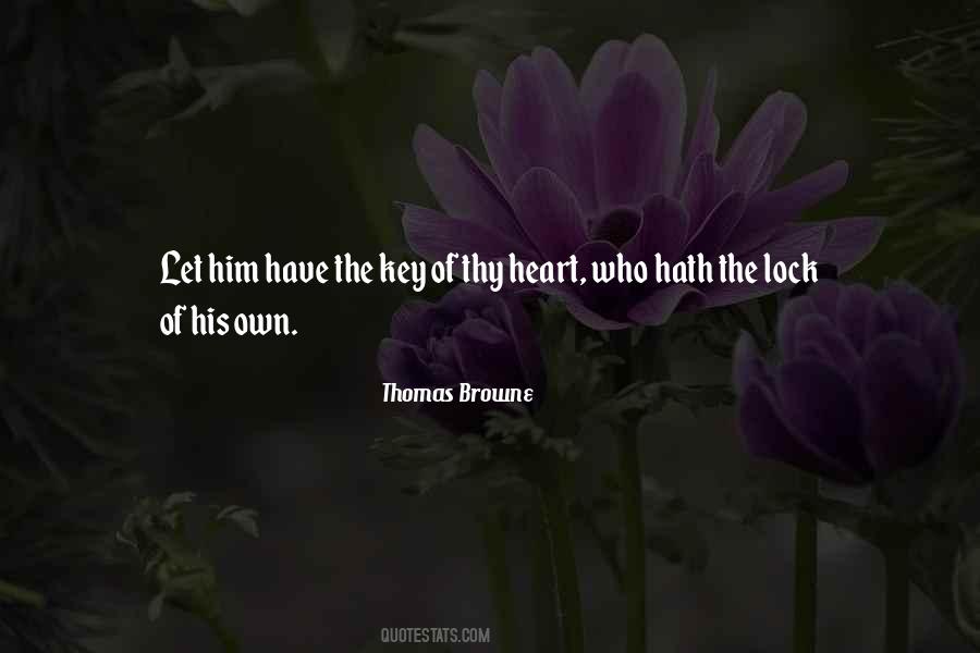 Quotes About The Key To My Heart #273257