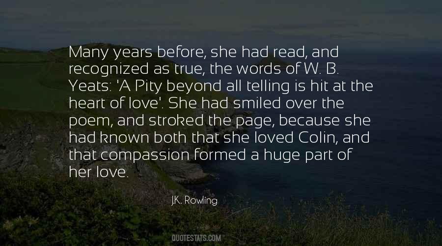 Quotes About Pity And Love #1300002
