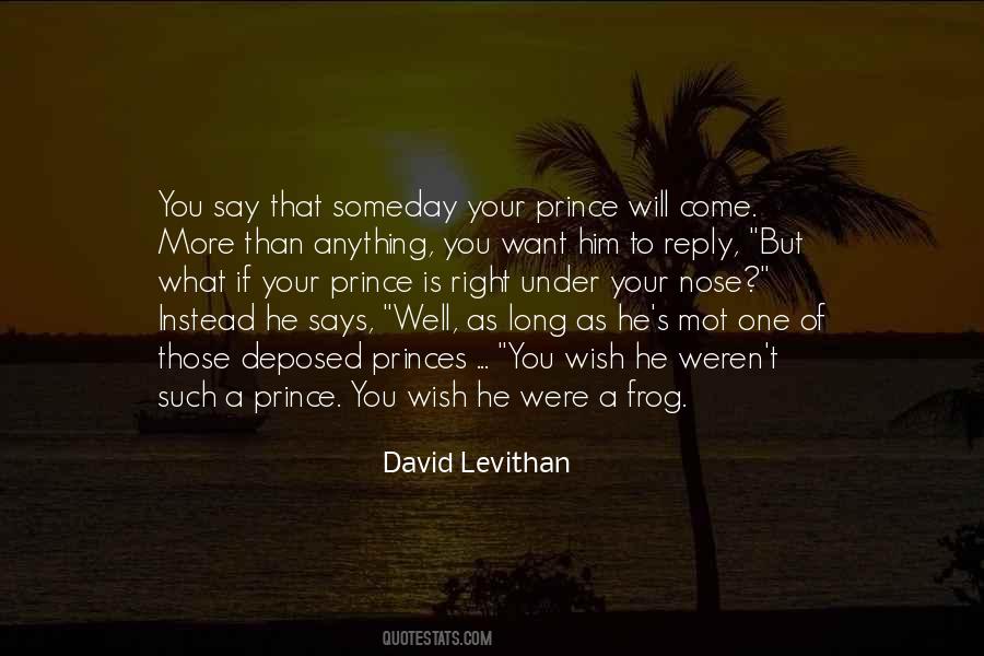 Quotes About The Frog Prince #1488750