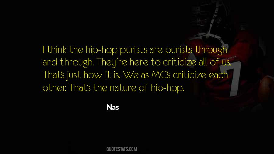 Quotes About Purists #228609