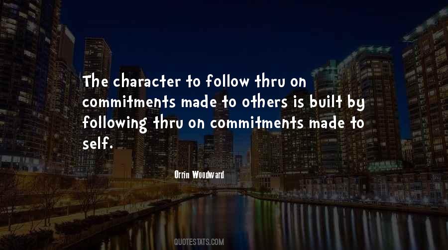 Quotes About How Character Is Built #333340