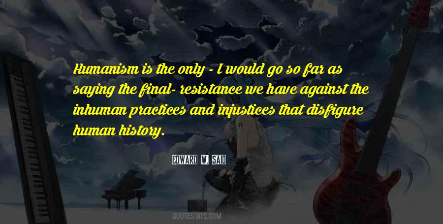Human History Quotes #1289176