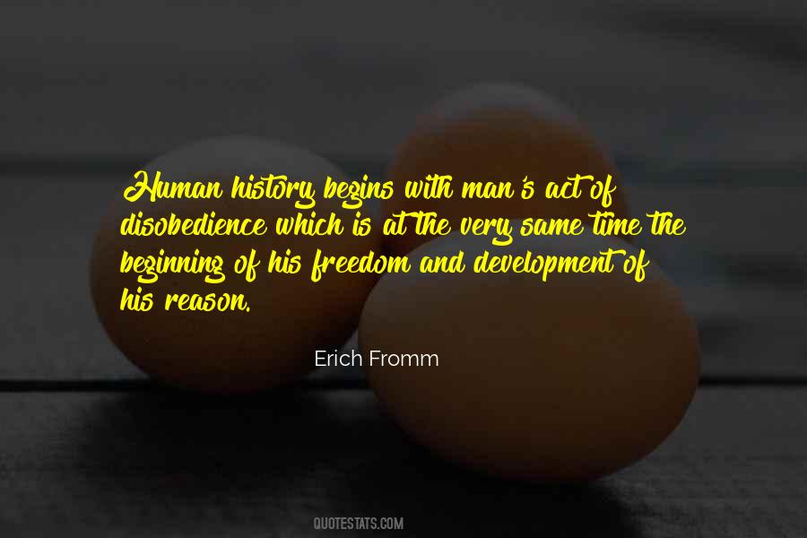 Human History Quotes #1309678